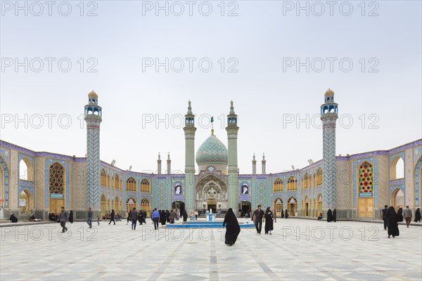 Courtyard of holy shrine of Imamzadeh Helal Ali in Aran va Bidgol