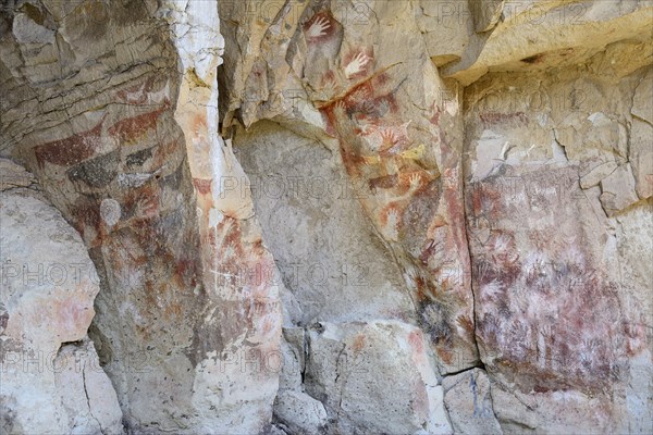 Cave paintings in the Cave of Hands