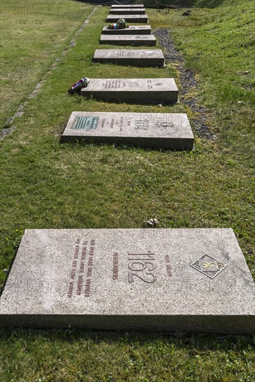 Memorial plaques on the Square of Nations in the Valley of Death