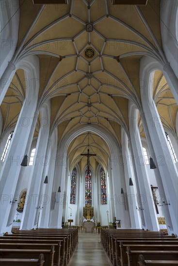 Late Gothic interior of the 15th century
