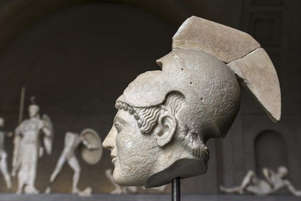 Sculpture from the gable of the temple of Aegina