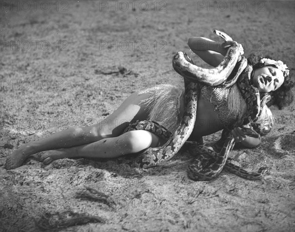 Woman with Anaconda
