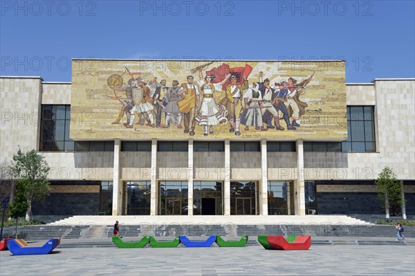 National History Museum with Shqiptaret Mosaic
