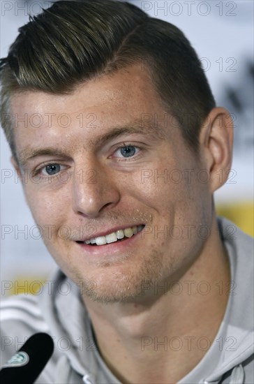 Press conference with Toni Kroos (Real Madrid) in front of the friendly against Spain
