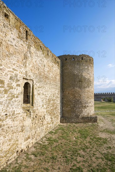 Defensive wall and tower of Fortress Akkerman or White Rock fortress