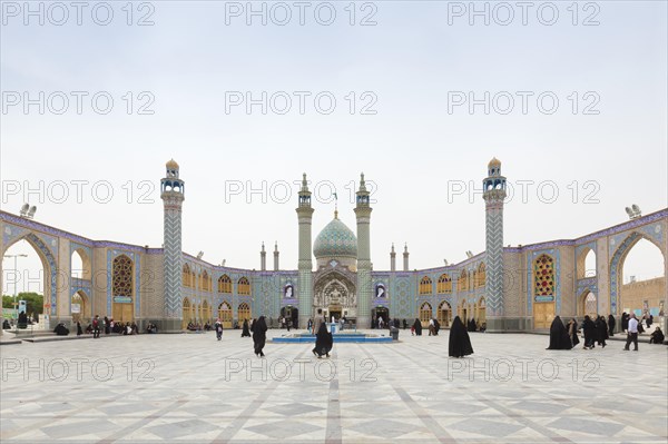 Courtyard of holy shrine of Imamzadeh Helal Ali in Aran va Bidgol