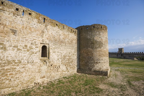 Defensive wall and tower of Fortress Akkerman or White Rock fortress