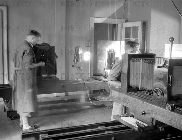Industrial photographer around 1950