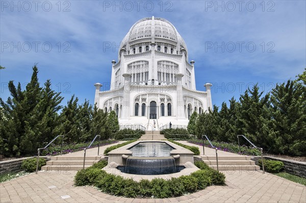 Sacral building The Bahai House of Worship