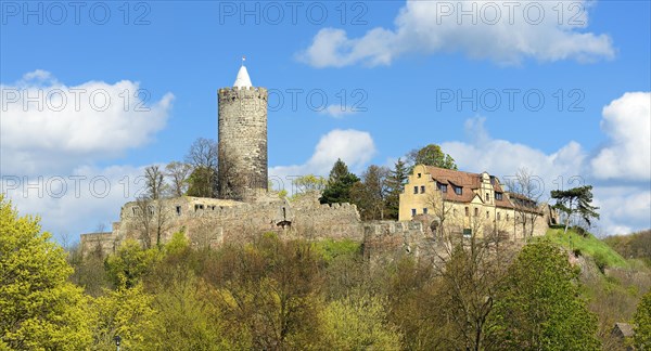 Schonburg Castle in the Saaletal Valley