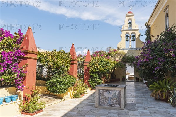 Bell tower in the courtyard