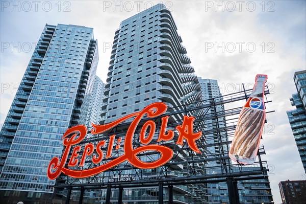 Historic Pepsi-Cola neon sign