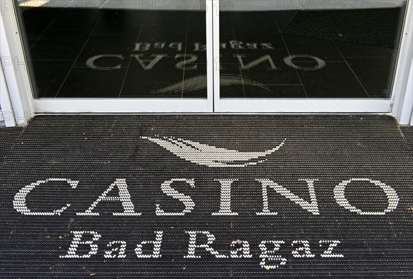 Doormat at the entrance to Casino Bad Ragaz