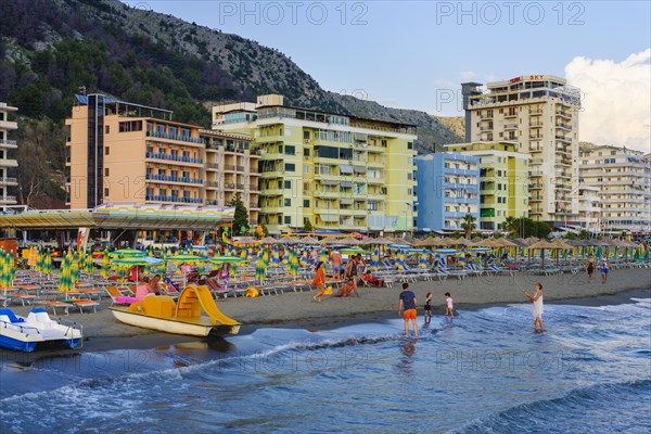 Hotels on the beach of Shengjin