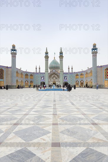 Courtyard of holy shrine of Imamzadeh Helal Ali in Aran va Bidgol