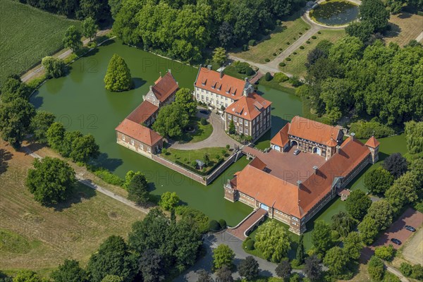 Moated castle