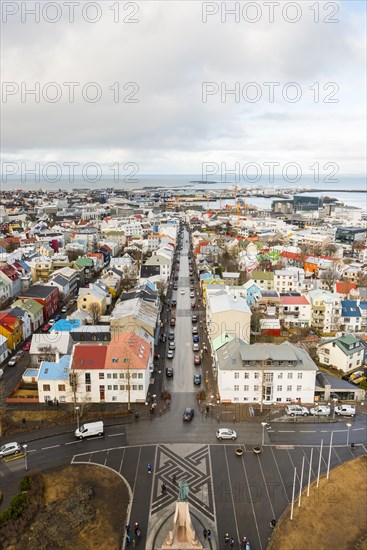 Streets and houses