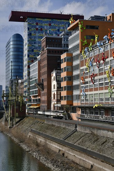 Medienhafen with Colorium Building with Innside Hotel