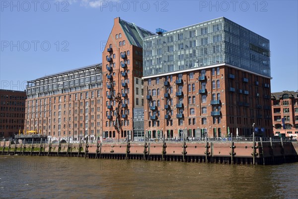 City warehouse on fish market