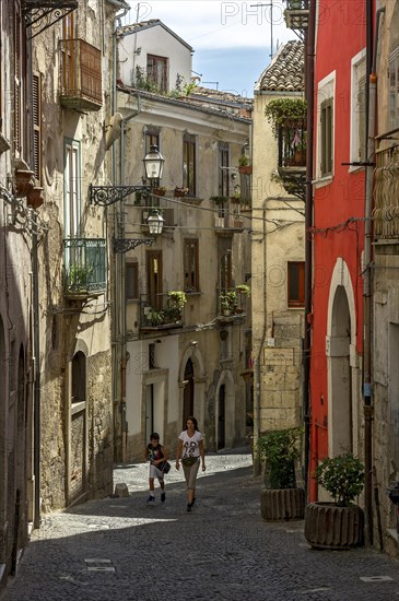 Narrow alleyway in old town