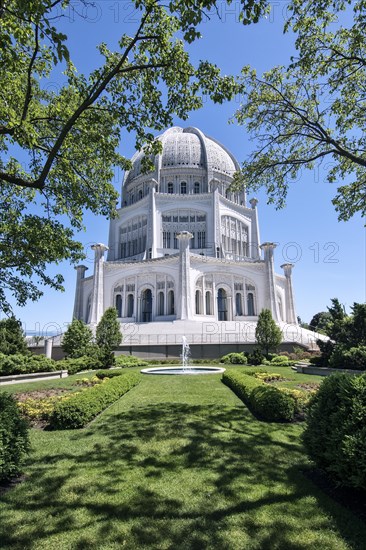 Sacral building The Bahai House of Worship