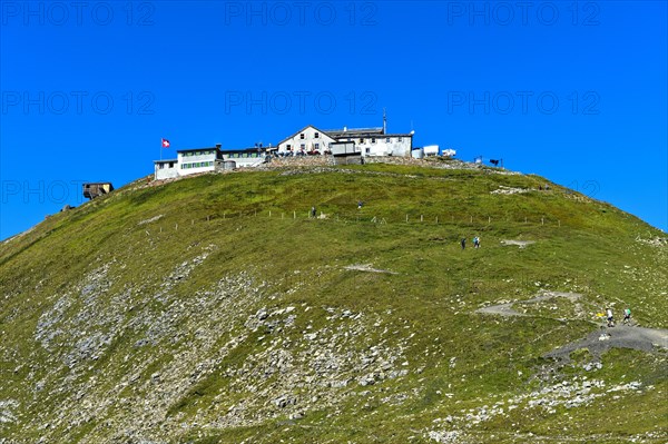 Mountain lodge Faulhorn on the Faulhorn summit