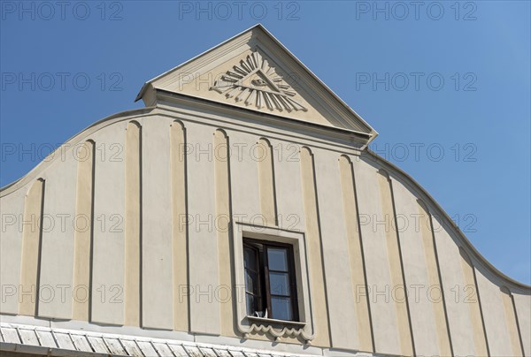 House gable with God's Eye