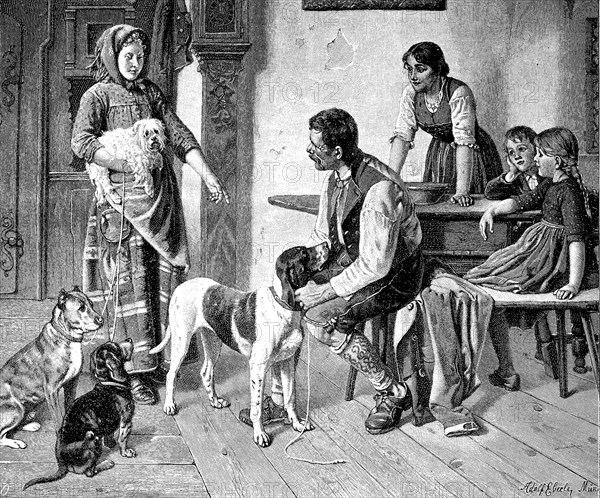 Family idyl in the 19th century