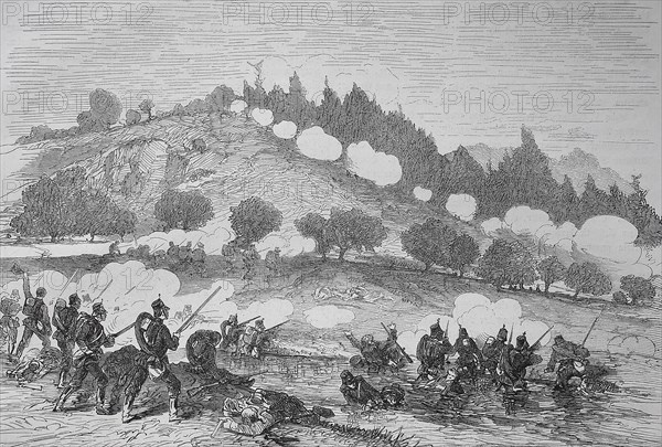 The 11th North German figther bataillon near Worth