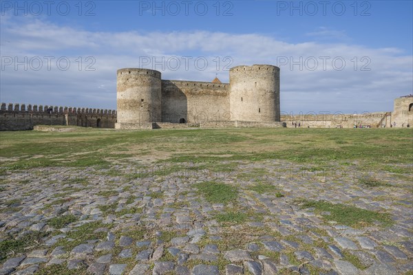Defensive wall and tower of Fortress Akkerman or White Rock fortress
