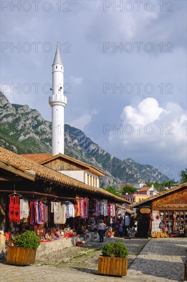 Bazaar and Minaret of the Bazaar Mosque