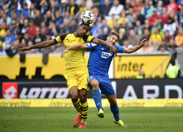 Duel Abdou Diallo BVB Borussia Dortmund against Andrej Kramaric TSG 1899 Hoffenheim