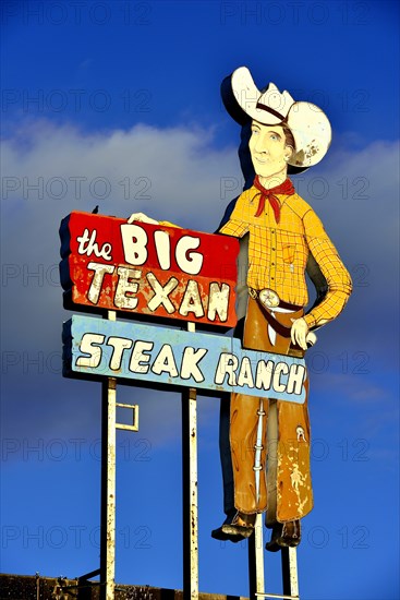 Advertising sign for Restaurant