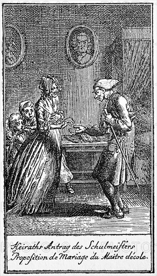 Marriage proposal of an old teacher