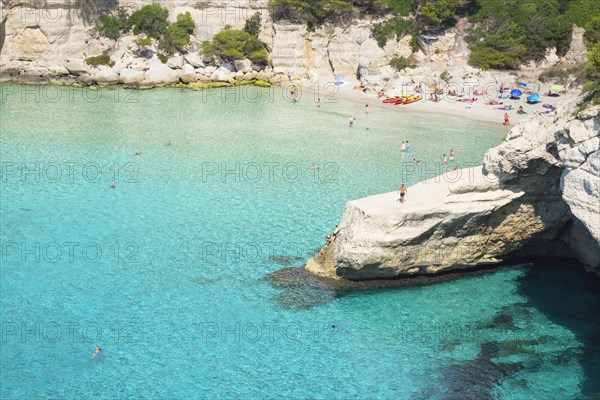 View of Cala Mitjana