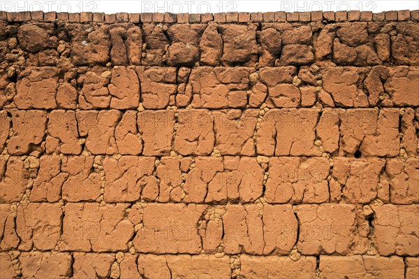 Traditional stone wall from the royal era