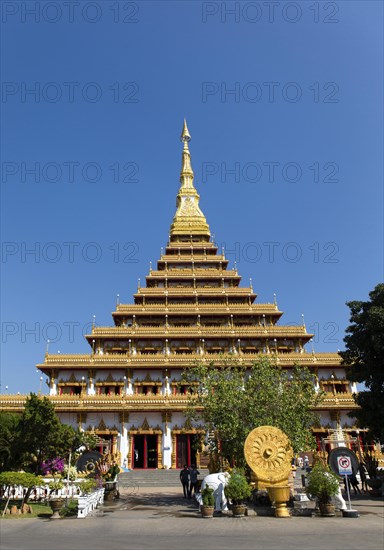 Nine-storey Stupa Phra Mahathat Kaen Kakhon