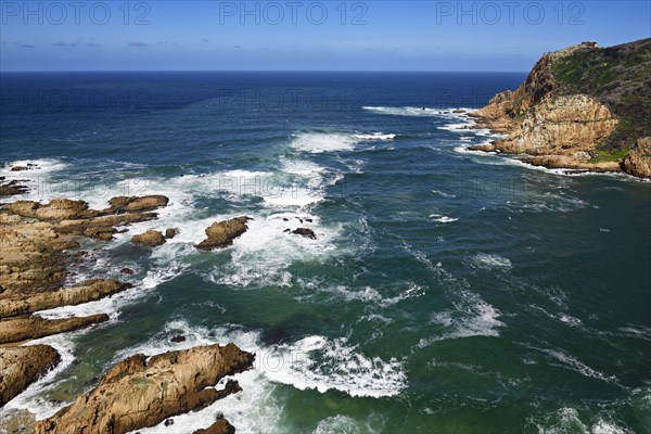 View of the mouth of the Indian Ocean at the Knysna Heads