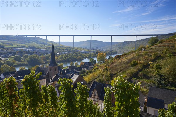 Hochmosel bridge over the river Moselle