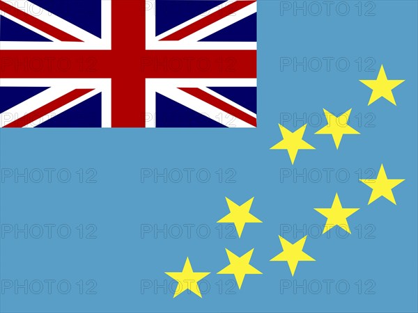 Official national flag of Tuvalu