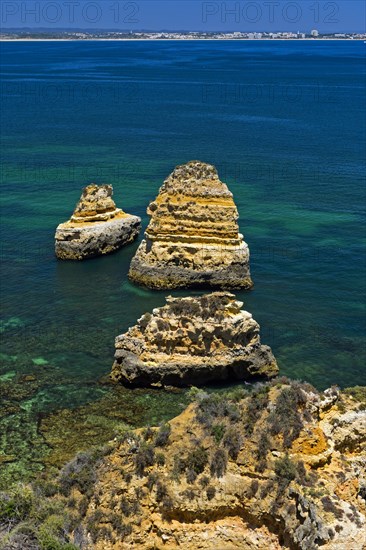 Rock formations at Camilo beach