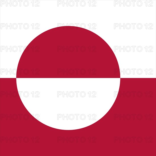 Official national flag of Greenland