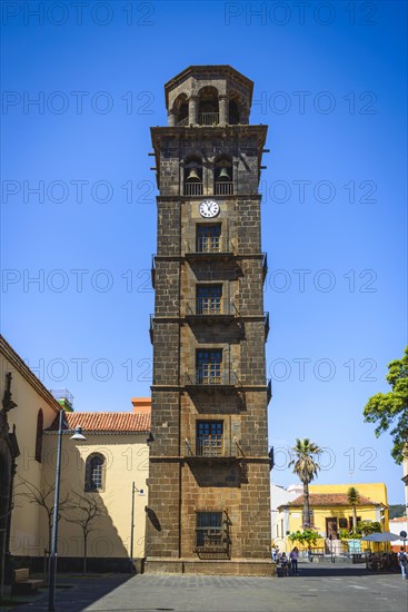 Bell tower of the church Iglesia de Nuestra Senora de la Concepcion