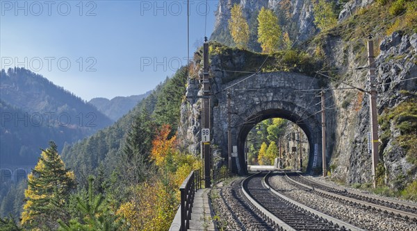 Krauseltunnel on the Semmering railway line