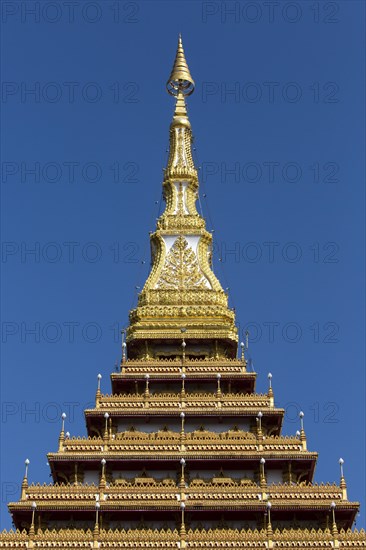 Tip of tip of nine-storey Stupa Phra Mahathat Kaen Kakhon