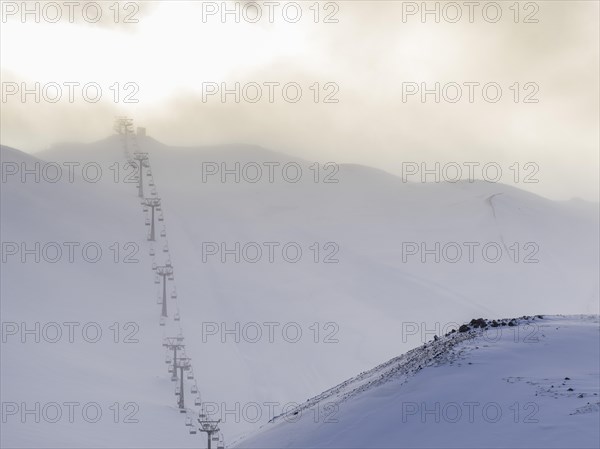 Lifts in the ski resort Blafjoll