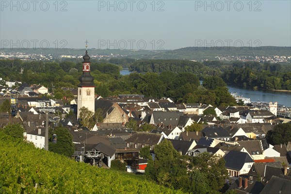 View of the Old Town with parish church St. Jakobus