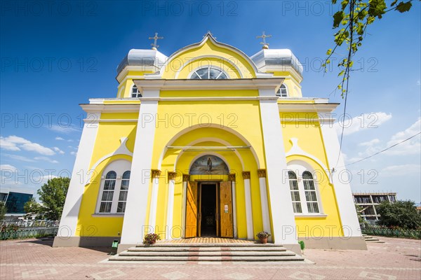 Russian Orthodox Church in the center