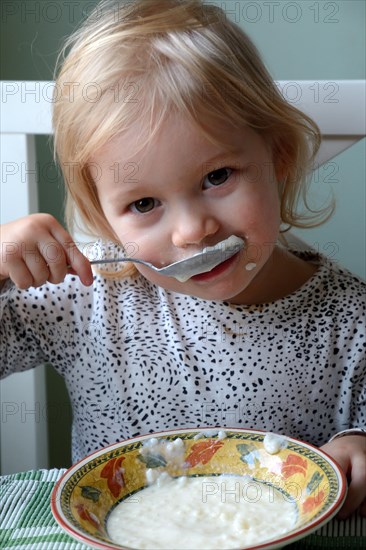 Little blond girl