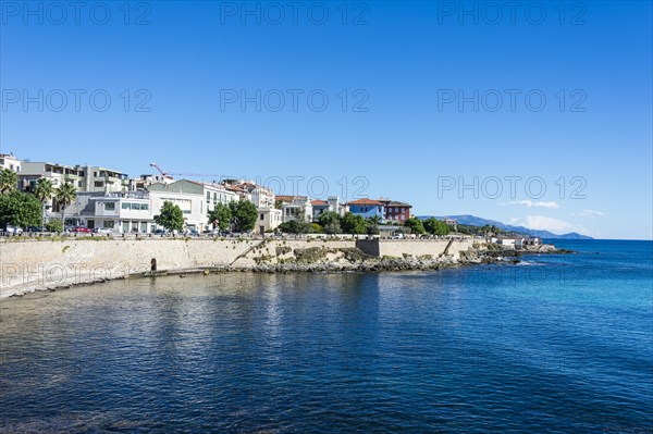 Ocean promenade in the coastal town of Alghero